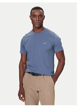 Gant T-Shirt 2004080 Niebieski Regular Fit ze sklepu MODIVO w kategorii T-shirty męskie - zdjęcie 186200441