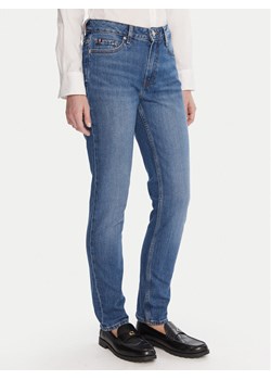 Tommy Hilfiger Jeansy WW0WW46721 Niebieski Slim Fit ze sklepu MODIVO w kategorii Jeansy damskie - zdjęcie 186200524