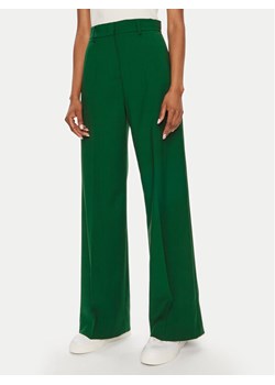 Weekend Max Mara Spodnie materiałowe Visivo 2425136041 Zielony Regular Fit ze sklepu MODIVO w kategorii Spodnie damskie - zdjęcie 186200550