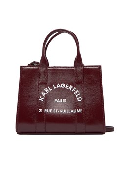 KARL LAGERFELD Torebka A4W50015 Bordowy ze sklepu MODIVO w kategorii Kuferki - zdjęcie 186200560