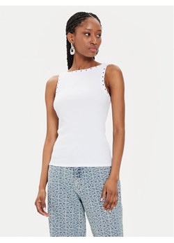 Gestuz Top Drew 10908922 Biały Slim Fit ze sklepu MODIVO w kategorii Bluzki damskie - zdjęcie 186200651