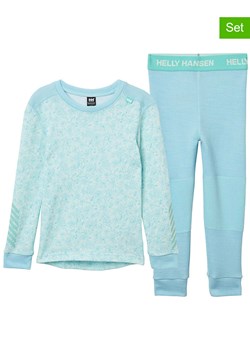 Helly Hansen 2-częściowy zestaw bielizny funkcyjnej w kolorze błękitnym ze sklepu Limango Polska w kategorii Piżamy dziecięce - zdjęcie 186203490