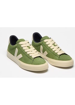 Veja Skórzane sneakersy &quot;Campo Bold&quot; w kolorze zielonym ze sklepu Limango Polska w kategorii Trampki damskie - zdjęcie 186203613