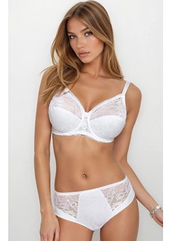 Biustonosz półusztywniany semi-soft biały B-01 Daisy, Kolor biały, Rozmiar 70D, Wies-MANN ze sklepu Intymna w kategorii Biustonosze - zdjęcie 186203951