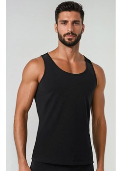 Czarny podkoszulek męski tank top Eli 1301, Kolor czarny, Rozmiar 3XL, Teyli ze sklepu Intymna w kategorii Podkoszulki męskie - zdjęcie 186203962
