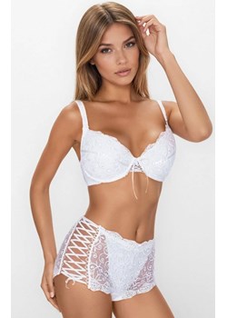Biustonosz push-up z odpinanymi ramiączkami biały Ginewra White, Kolor biały, Rozmiar 70A, Róża ze sklepu Intymna w kategorii Biustonosze - zdjęcie 186203974