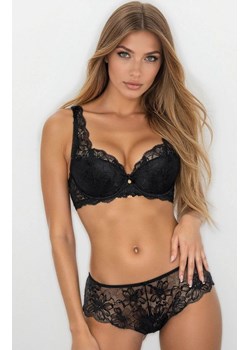 Koronkowe figi damskie czarne Nell F-0196/5, Kolor czarny, Rozmiar 38, Mat - id: 184320 - marki Mat - 186204011 Koronkowe figi damskie czarne Nell F-0196/5, Kolor czarny, Rozmiar 38, Mat ze sklepu Intymna w kategorii Majtki damskie - zdjęcie 186204011