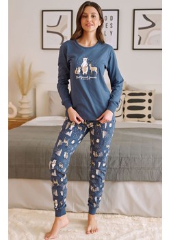 Doctor Nap granatowa piżama z nadrukiem w zwierzątka PM.4340, Kolor granatowy, Rozmiar 2XL, Doctor Nap - id: 177420 - marki Doctor Nap - 186204073 Doctor Nap granatowa piżama z nadrukiem w zwierzątka PM.4340, Kolor granatowy, Rozmiar 2XL, Doctor Nap ze sklepu Intymna w kategorii Piżamy damskie - zdjęcie 186204073