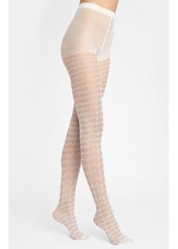 Marilyn rajstopy damskie żakardowe mleczne 20 DEN Stella C20, Kolor mleczny, Rozmiar 1/2, Marilyn ze sklepu Intymna w kategorii Rajstopy - zdjęcie 186204411