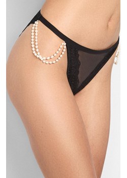 Marilyn figi damskie z perłami Pearls of Desire, Kolor czarny, Rozmiar L, Marilyn - id: 216273 - marki Marilyn - 186204521 Marilyn figi damskie z perłami Pearls of Desire, Kolor czarny, Rozmiar L, Marilyn ze sklepu Intymna w kategorii Majtki damskie - zdjęcie 186204521