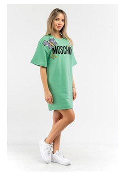 Moschino Sukienka w kolorze zielonym ze sklepu Limango Polska w kategorii Sukienki - zdjęcie 186205601