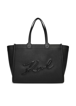 Torebka KARL LAGERFELD A4W30257 Czarny ze sklepu eobuwie.pl w kategorii Torby Shopper bag - zdjęcie 186205751