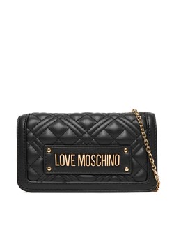Torebka LOVE MOSCHINO JC5681PP0NLA0000 Czarny ze sklepu eobuwie.pl w kategorii Kopertówki - zdjęcie 186205760