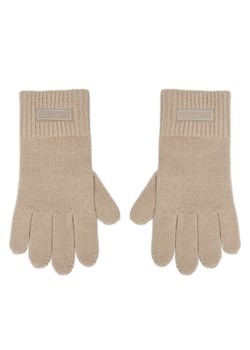 Rękawiczki Calvin Klein LV14D8031G Beżowy ze sklepu eobuwie.pl w kategorii Rękawiczki damskie - zdjęcie 186205773