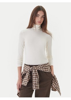 Weekend Max Mara Golf Multif 2525946022 Écru Slim Fit ze sklepu MODIVO w kategorii Swetry damskie - zdjęcie 186205903
