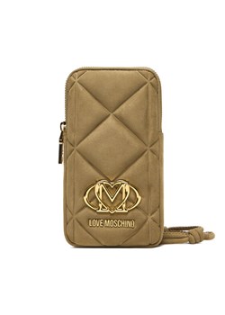LOVE MOSCHINO Torebka na telefon JC5645PP0NKE0105 Beżowy ze sklepu MODIVO w kategorii Etui - zdjęcie 186205910