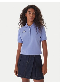 Kappa Polo Logo Sharas Wss 302B3C0 Fioletowy Regular Fit ze sklepu MODIVO w kategorii Bluzki damskie - zdjęcie 186205924