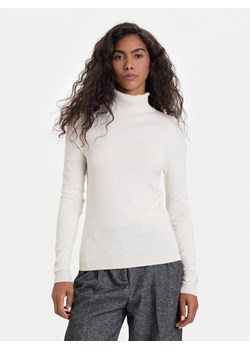 Vero Moda Golf Happiness 10300472 Beżowy Slim Fit ze sklepu MODIVO w kategorii Swetry damskie - zdjęcie 186205934
