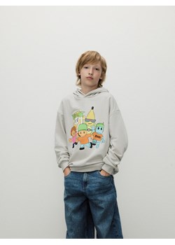 Reserved - Bluza z kapturem Stumble Guys - jasnoszary ze sklepu Reserved w kategorii Bluzy chłopięce - zdjęcie 186207604