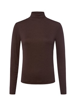 Someday Damska koszula z długim rękawem i zawartością kaszmiru - Kavery Kobiety Modal czekoladowy jednolity ze sklepu vangraaf w kategorii Bluzki damskie - zdjęcie 186207882