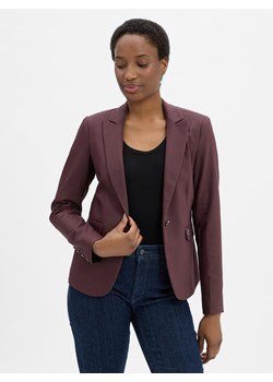 MOS MOSH Marynarka damska - MMBlake Night Kobiety bordowy jednolity ze sklepu vangraaf w kategorii Marynarki damskie - zdjęcie 186207883