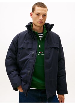 Tommy Hilfiger Męska kurtka outdoorowa Mężczyźni granatowy jednolity ze sklepu vangraaf w kategorii Kurtki męskie - zdjęcie 186207884