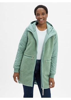 Ragwear Pluszowa parka damska - Longeddy Kobiety Sztuczne włókno seledynowy jednolity ze sklepu vangraaf w kategorii Parki damskie - zdjęcie 186207900