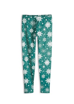 GATE Wzorzyste ocieplane legginsy 3Y ze sklepu gateshop w kategorii Spodnie dziewczęce - zdjęcie 186208013