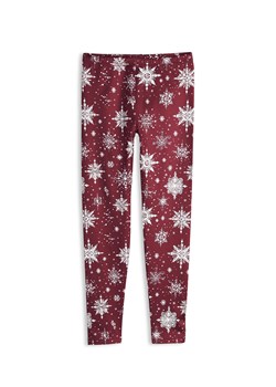 GATE Wzorzyste ocieplane legginsy 3Y ze sklepu gateshop w kategorii Spodnie dziewczęce - zdjęcie 186208051