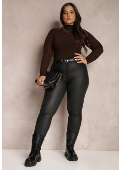 Czarne Spodnie Skinny Zangi ze sklepu renee.pl w kategorii Spodnie damskie - zdjęcie 186208331