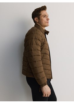 Reserved - Pikowana kurtka ze stójką - brązowy ze sklepu Reserved w kategorii Kurtki męskie - zdjęcie 186208880