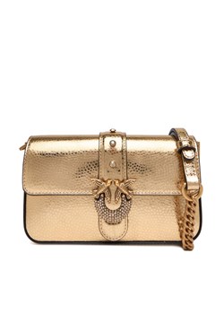 Torebka PINKO Love One Slouchy Baby AI 25-26 PCPL 105353 A2WD Złoty ze sklepu eobuwie.pl w kategorii Listonoszki - zdjęcie 186209744