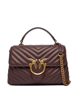 PINKO Torebka Love Lady Puff Mini Cl Al 25-26 PLTT 100044 A0GK Bordowy ze sklepu MODIVO w kategorii Listonoszki - zdjęcie 186209953