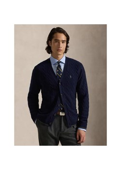 POLO RALPH LAUREN Wełniany kardigan | Regular Fit | z dodatkiem kaszmiru - id: PR255M000043E87 - marki Polo Ralph Lauren - 186211090 POLO RALPH LAUREN Wełniany kardigan | Regular Fit | z dodatkiem kaszmiru ze sklepu Gomez Fashion Store w kategorii Swetry męskie - zdjęcie 186211090