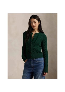 POLO RALPH LAUREN Wełniany kardigan | Slim Fit | z dodatkiem kaszmiru ze sklepu Gomez Fashion Store w kategorii Swetry damskie - zdjęcie 186211173