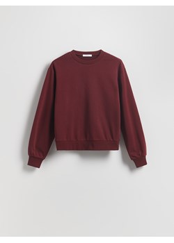 Reserved - Gładka bluza z bawełną - bordowy - id: VG121-83X - marki Reserved - 186213053 Reserved - Gładka bluza z bawełną - bordowy ze sklepu Reserved w kategorii Bluzy damskie - zdjęcie 186213053