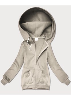 Rozpinana bluza damska z kapturem S'West beżowa (B-12#) ze sklepu goodlookin.pl w kategorii Bluzy damskie - zdjęcie 186213103