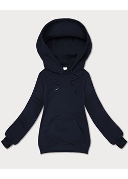 Luźna bluza kangurka z kapturem S'West granatowa (B-11#) ze sklepu goodlookin.pl w kategorii Bluzy damskie - zdjęcie 186213114