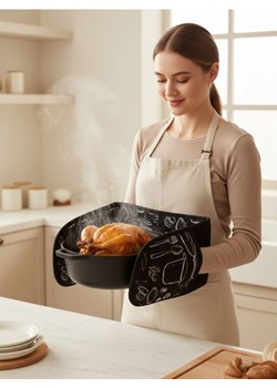Sinsay - Rękawica kuchenna - czarny ze sklepu Sinsay w kategorii Fartuchy kuchenne - zdjęcie 186214104