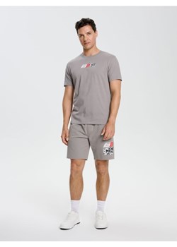 Sinsay - Koszulka z nadrukiem Initial D Elyaf - szary ze sklepu Sinsay w kategorii T-shirty męskie - zdjęcie 186214123