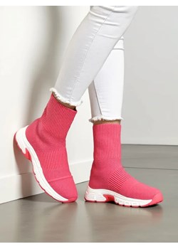 Royalfashion Sportowe wysokie sneakersy damskie Leriot ze sklepu royalfashion.pl w kategorii Buty sportowe damskie - zdjęcie 186214261