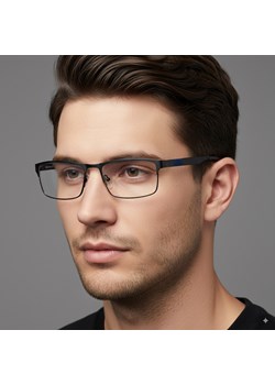 Męskie elastyczne oprawki korekcyjne okulary zerówki 990 czarne - id: 9315 - marki Sunoptic - 186214982 Męskie elastyczne oprawki korekcyjne okulary zerówki 990 czarne ze sklepu Stylion w kategorii Oprawki do okularów męskich - zdjęcie 186214982