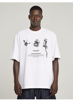 G-Star Koszulka w kolorze białym ze sklepu Limango Polska w kategorii T-shirty męskie - zdjęcie 186215374