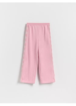 Reserved - Spodnie z lampasami - brudny róż ze sklepu Reserved w kategorii Spodnie dziewczęce - zdjęcie 186216134