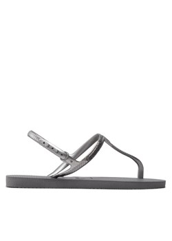 Sandały Havaianas Twist 41447565178 Srebrny ze sklepu eobuwie.pl w kategorii Sandały damskie - zdjęcie 186216261