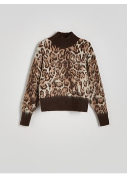 Reserved - Sweter z wełną - wielobarwny ze sklepu Reserved w kategorii Swetry damskie - zdjęcie 186216533