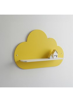 Woody Kids Regał ścienny w kolorze biało-żółtym -  33 x 25 x 10 cm ze sklepu Limango Polska w kategorii Meble dziecięce - zdjęcie 186216692