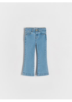 Reserved - Jeansy flare high waist - niebieski ze sklepu Reserved w kategorii Spodnie dziewczęce - zdjęcie 186217622
