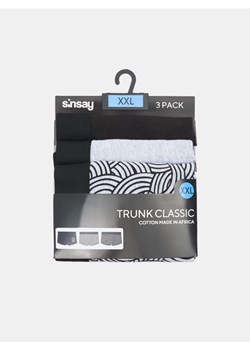 Sinsay - Bawełniane bokserki Classic 3 pack - wielobarwny ze sklepu Sinsay w kategorii Majtki męskie - zdjęcie 186218023