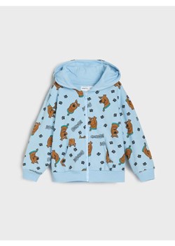 Sinsay - Rozpinana bluza z kapturem Scooby-Doo - niebieski ze sklepu Sinsay w kategorii Bluzy chłopięce - zdjęcie 186221481